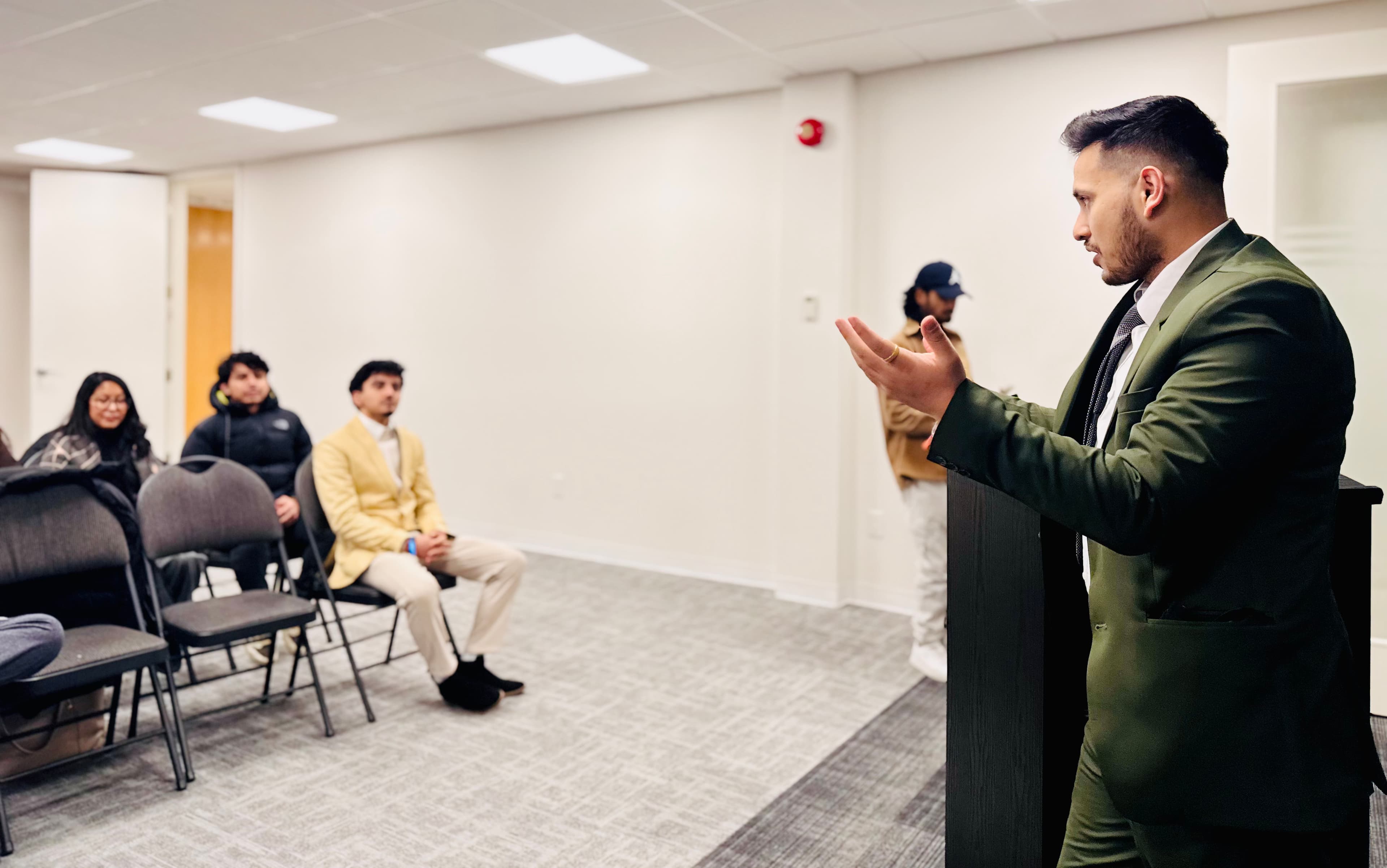 Financial advisors in consultation